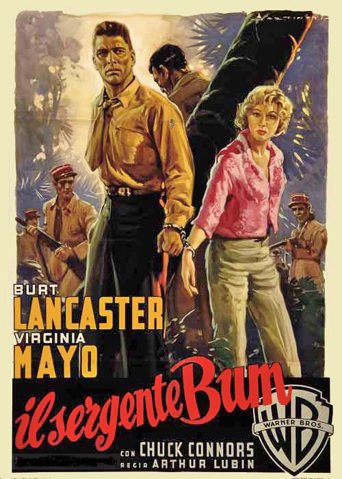 Burt Lancaster در صحنه فیلم سینمایی South Sea Woman به همراه Virginia Mayo