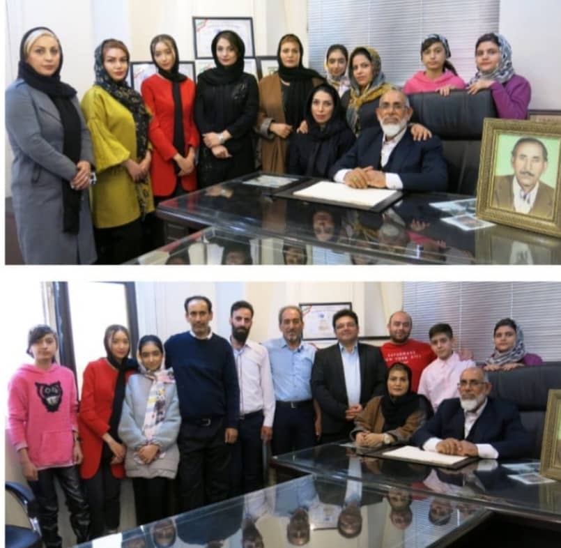 تصویری از حسین جعفری (سردار) سینما و تلویزیون در پشت صحنه یکی از آثارش