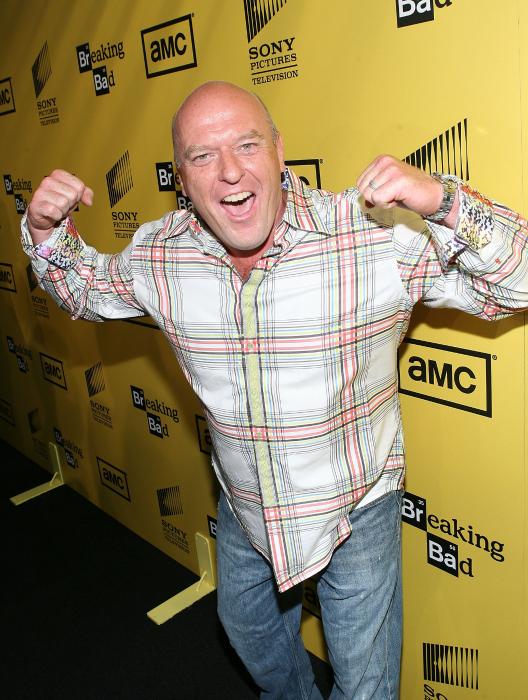 Dean Norris در صحنه سریال تلویزیونی برکینگ بد