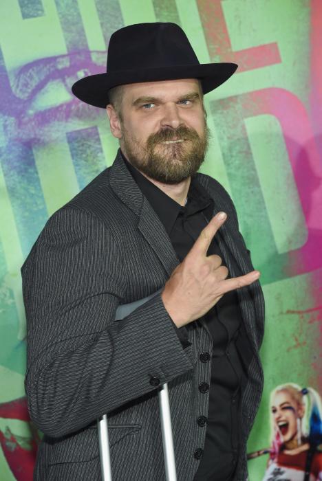 دیوید هاربر در صحنه فیلم سینمایی جوخه انتحار