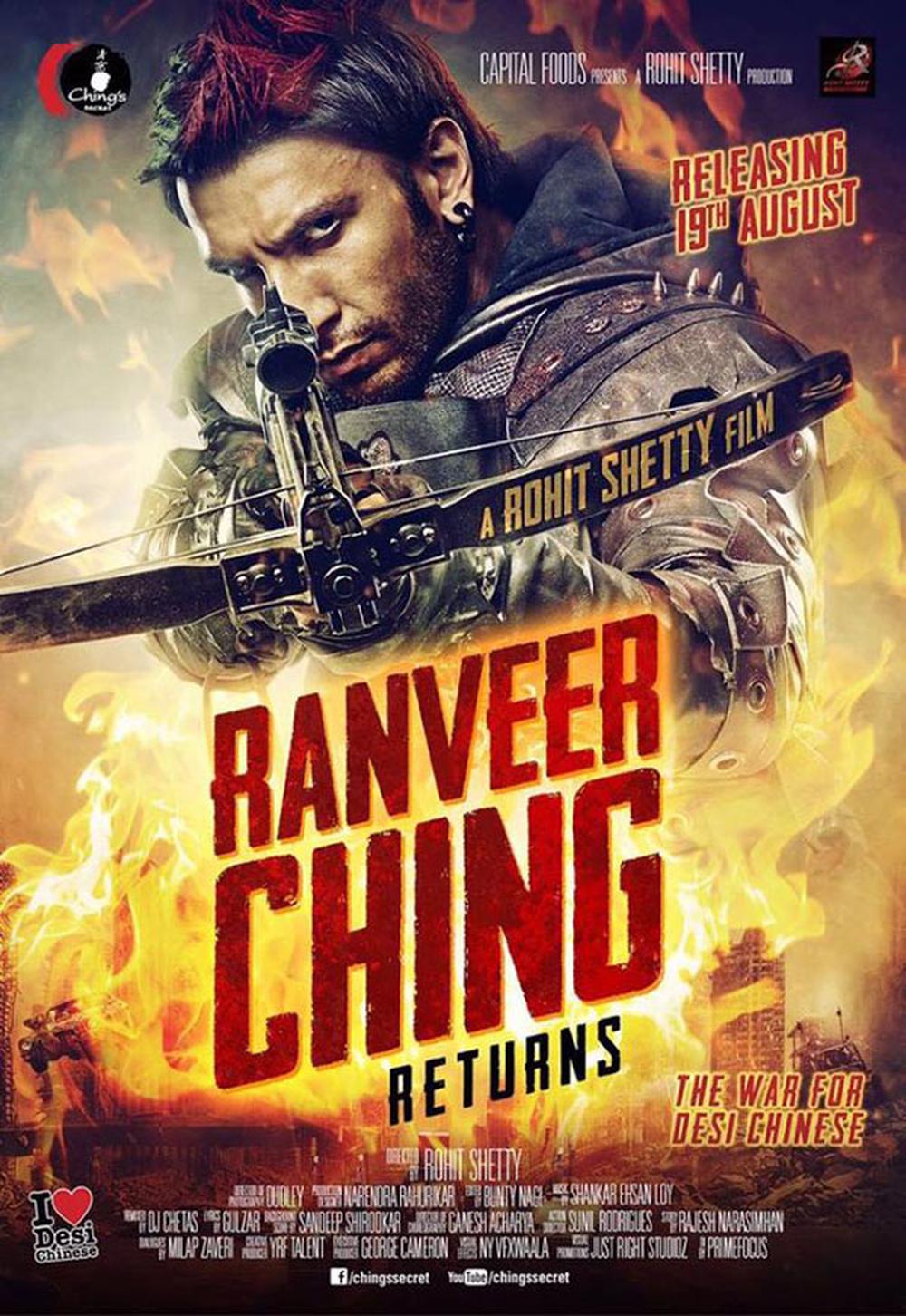  فیلم سینمایی Ranveer Ching Returns به کارگردانی Rohit Shetty