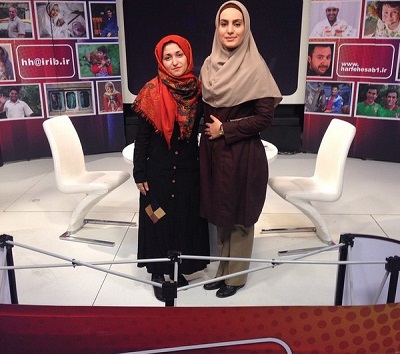 پشت صحنه برنامه تلویزیونی حرف حساب به کارگردانی 