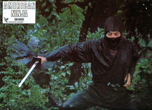 Shô Kosugi در صحنه فیلم سینمایی Nine Deaths of the Ninja