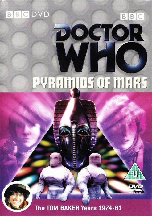 Tom Baker در صحنه سریال تلویزیونی دکتر هو به همراه Elisabeth Sladen