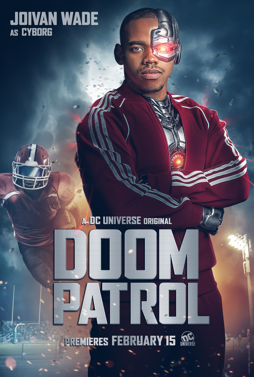 Joivan Wade در صحنه سریال تلویزیونی Doom Patrol