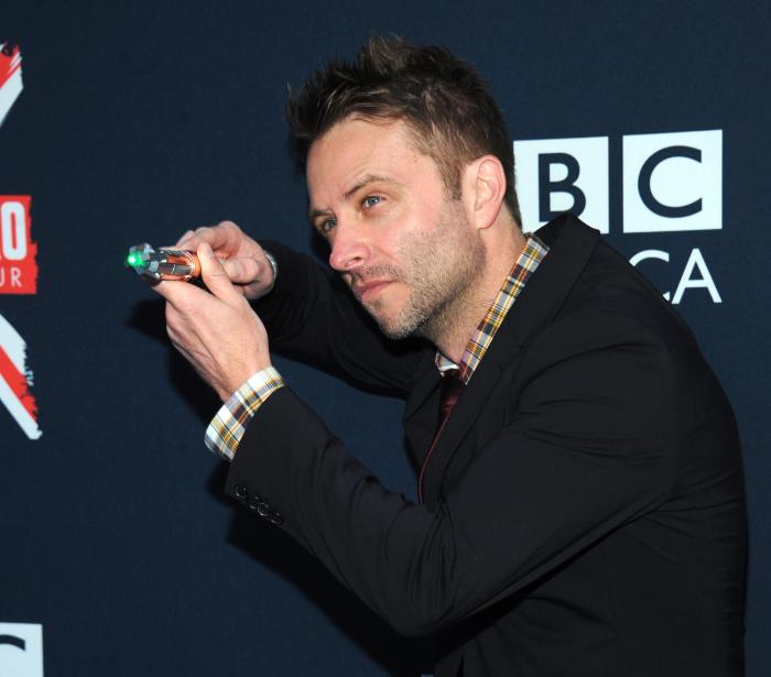 Chris Hardwick در صحنه سریال تلویزیونی Doctor Who