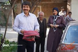علیرضا کمالی در صحنه سریال تلویزیونی لحظه گرگ و میش به همراه فاطمه گودرزی