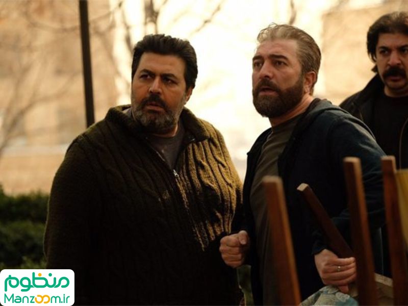 فرهاد اصلانی در صحنه فیلم سینمایی کلمبوس به همراه مجید صالحی