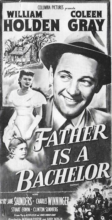 Coleen Gray در صحنه فیلم سینمایی Father Is a Bachelor به همراه ویلیام هولدن