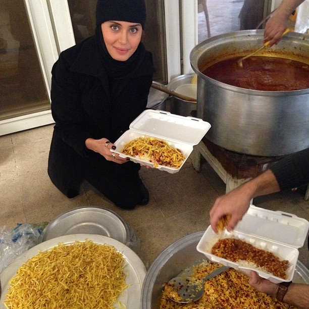 تصویری شخصی از الناز شاکردوست، بازیگر و طراح لباس سینما و تلویزیون