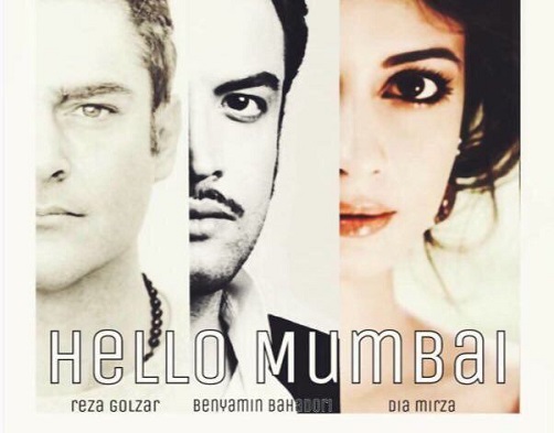 پوستر فیلم سینمایی سلام بمبئی با حضور محمدرضا گلزار، بنیامین بهادری و دیا میرزا