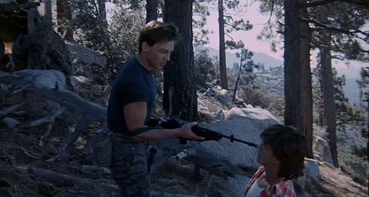 Steve Antin در صحنه فیلم سینمایی Survival Quest به همراه Dermot Mulroney