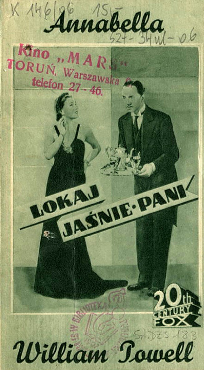  فیلم سینمایی The Baroness and the Butler به کارگردانی Walter Lang