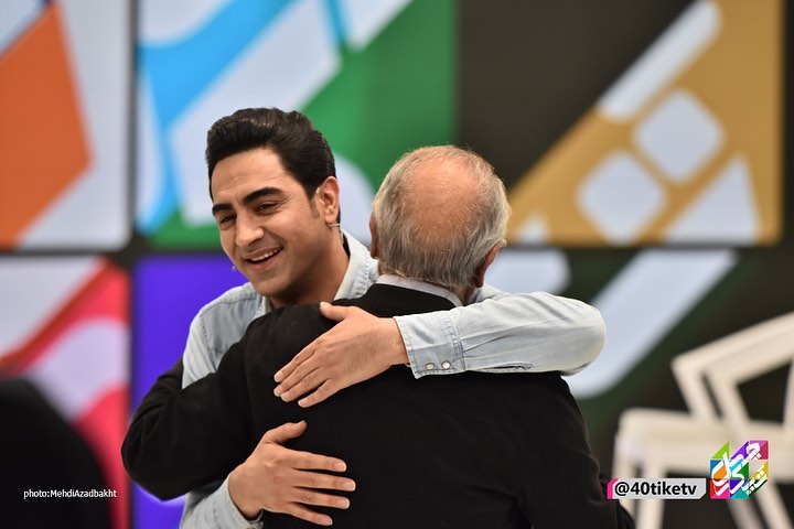 محمدرضا علیمردانی در صحنه برنامه تلویزیونی چهل تیکه