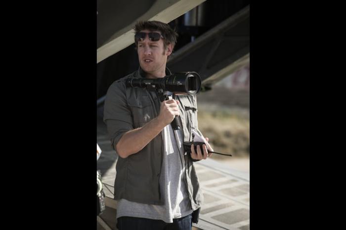 Neill Blomkamp در صحنه فیلم سینمایی ایلیسیم