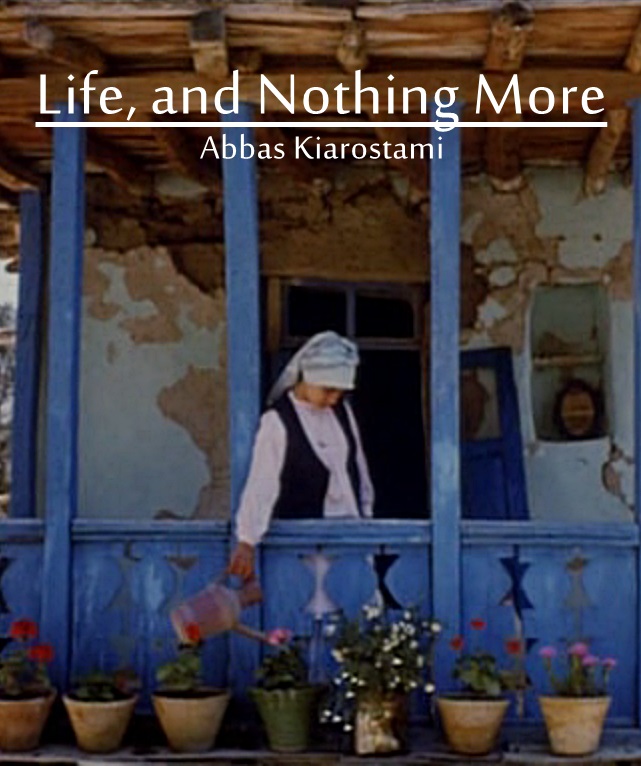 پوستر فیلم سینمایی زندگی و دیگر هیچ به کارگردانی عباس کیارستمی