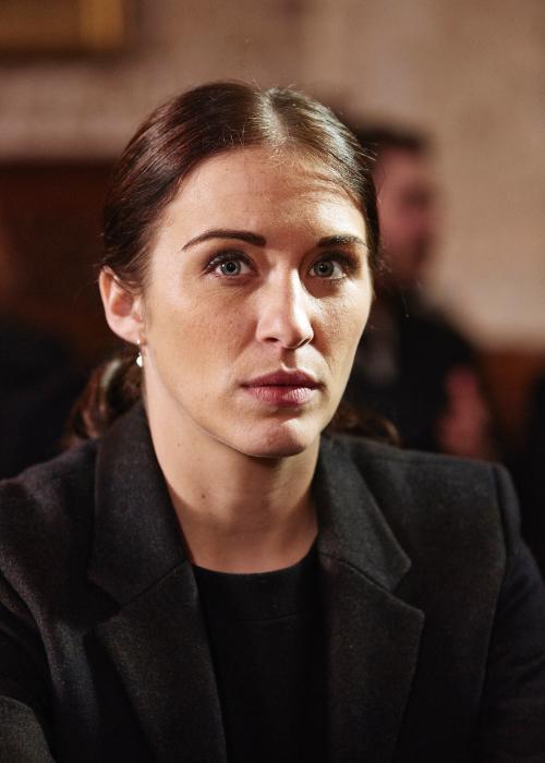 Vicky McClure در صحنه سریال تلویزیونی برودچرچ