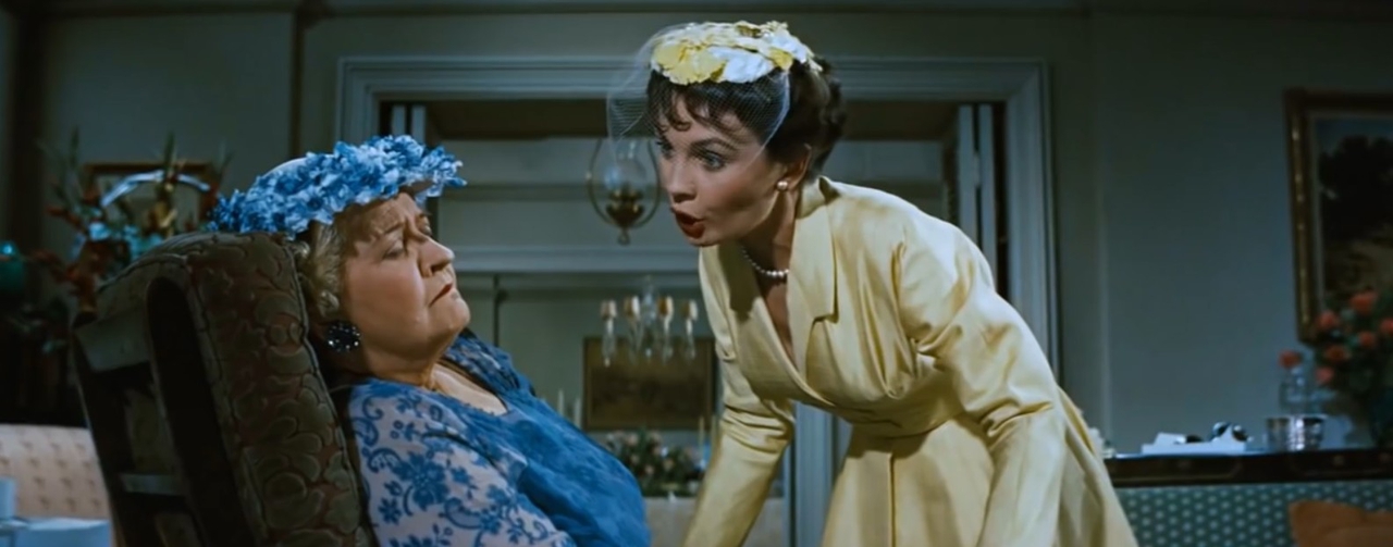جین سیمونز در صحنه فیلم سینمایی Hilda Crane به همراه Evelyn Varden