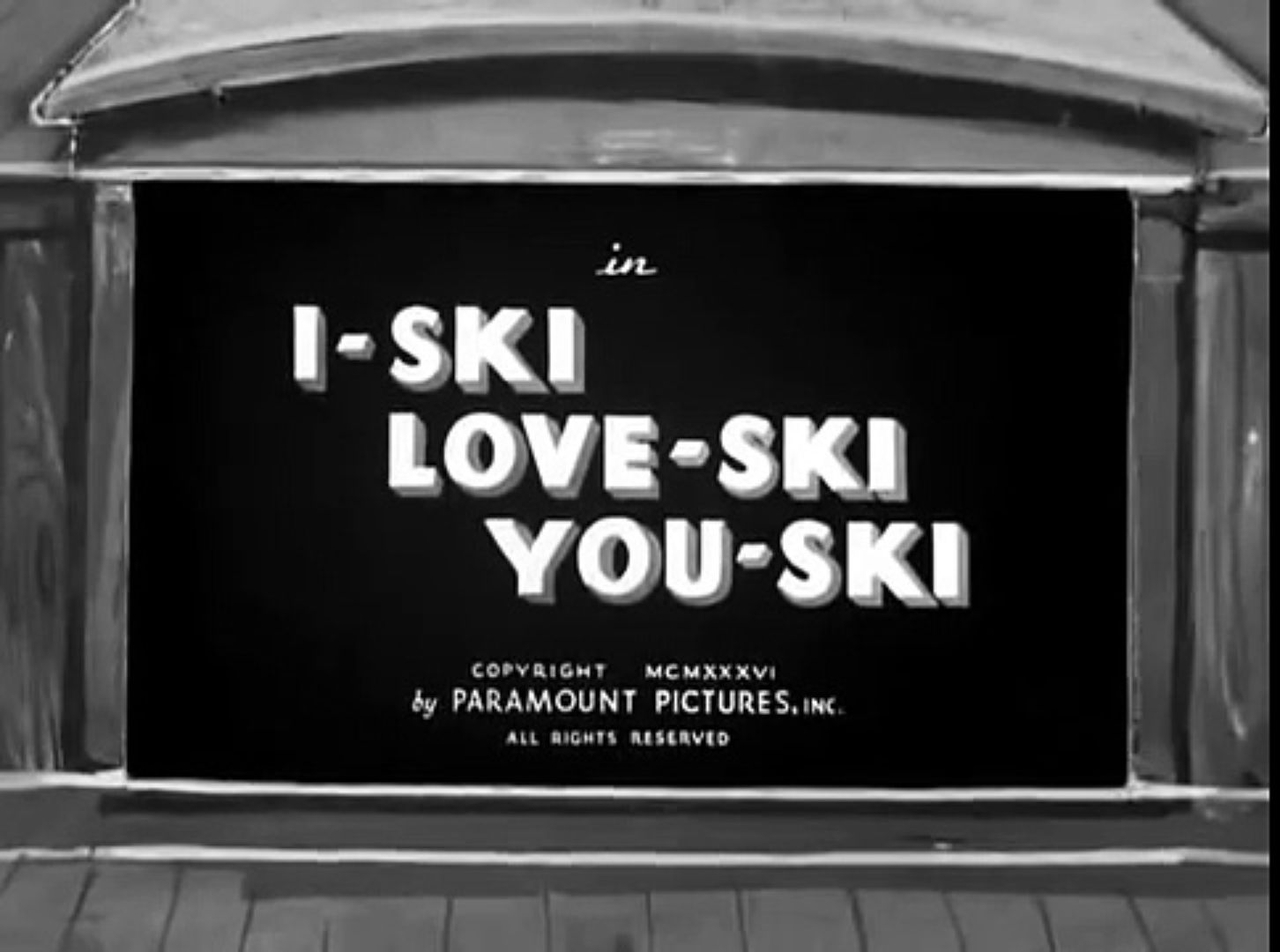  فیلم سینمایی I-Ski Love-Ski You-Ski به کارگردانی Dave Fleischer و Willard Bowsky