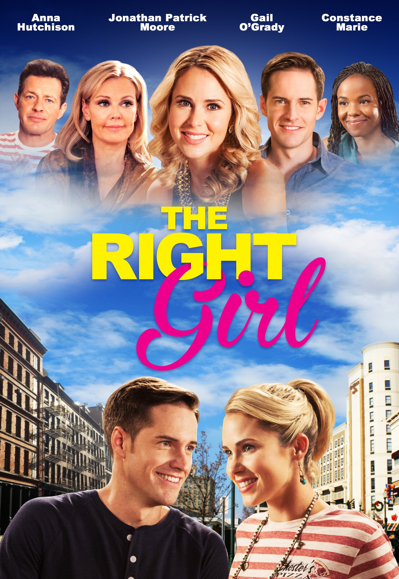 Jonathan Patrick Moore در صحنه فیلم سینمایی The Right Girl به همراه Anna Hutchison و Gail O'Grady