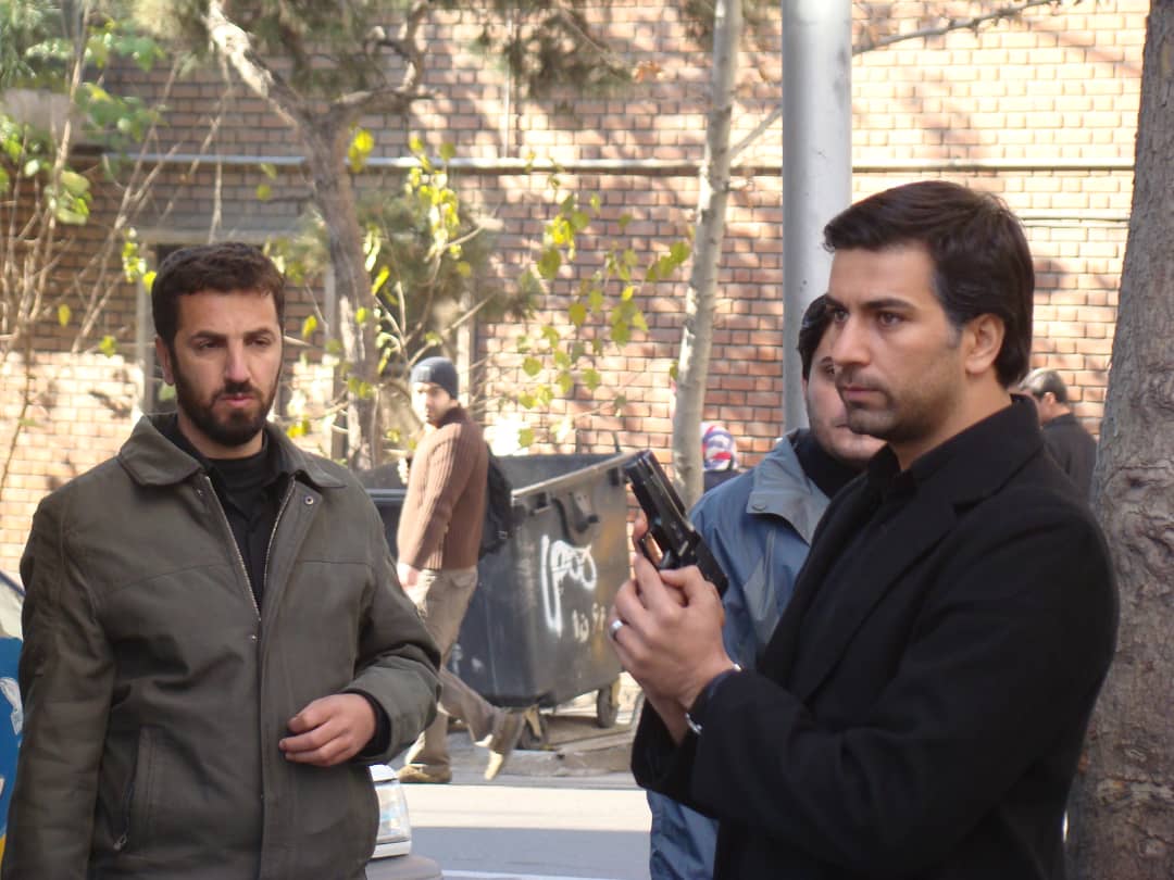 پشت صحنه فیلم تلویزیونی ابابیل با حضور محمد بلخاری قهی