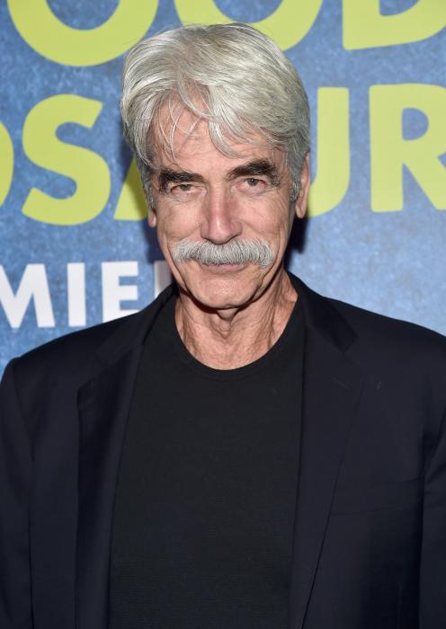 Sam Elliott در صحنه فیلم سینمایی دایناسور خوب