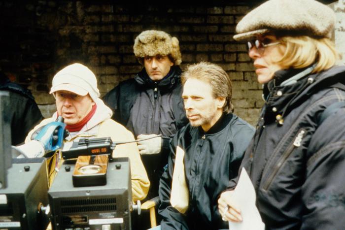 Tony Scott در صحنه فیلم سینمایی دشمن کشور