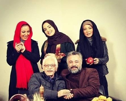 تصویری شخصی از نرگس محمدی، بازیگر سینما و تلویزیون به همراه حسن جوهرچی