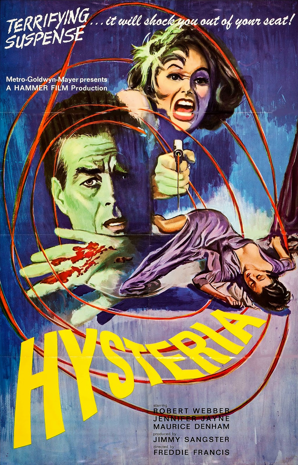  فیلم سینمایی Hysteria به کارگردانی Freddie Francis