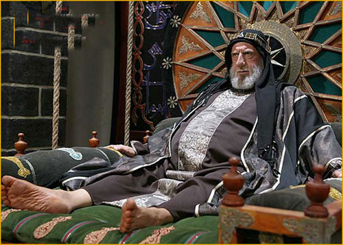 رضا کیانیان در صحنه سریال تلویزیونی مختارنامه