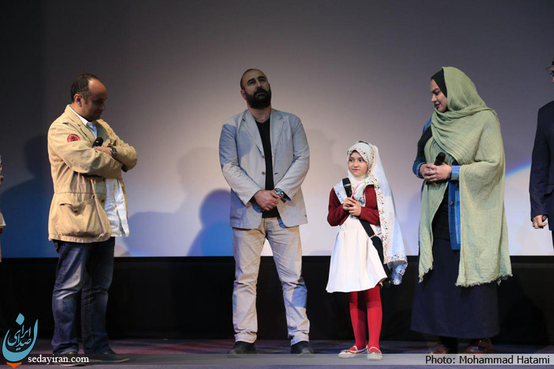 ساره نور موسوی در جشنواره فیلم سینمایی نفس به همراه نرگس آبیار و مهران احمدی