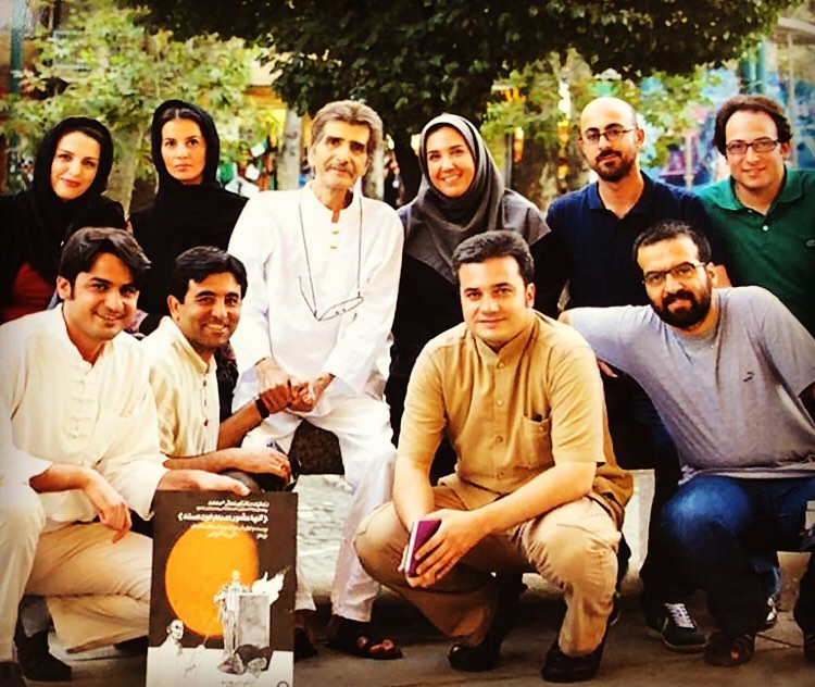 تصویری از پریسا مقتدی، بازیگر سینما و تلویزیون در پشت صحنه یکی از آثارش