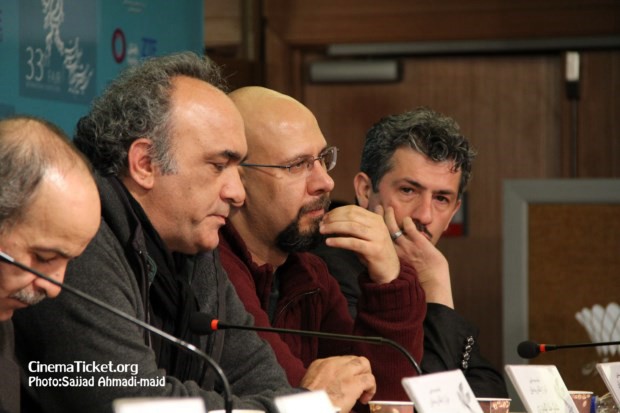شکر خدا گودرزی در جشنواره فیلم سینمایی فرار از اردو به همراه سیروس همتی و محمد بحرانی
