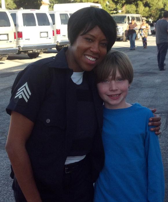 Regina King در صحنه سریال تلویزیونی Southland