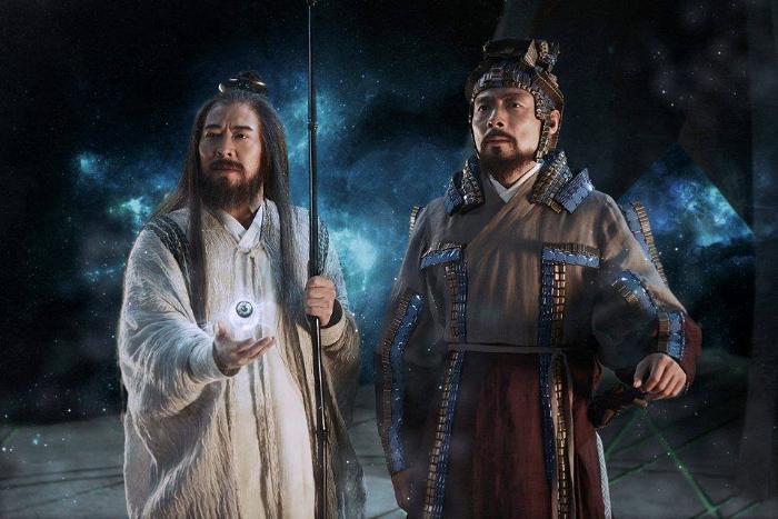 Xiaoming Huang در صحنه فیلم سینمایی League of Gods به همراه جت لی