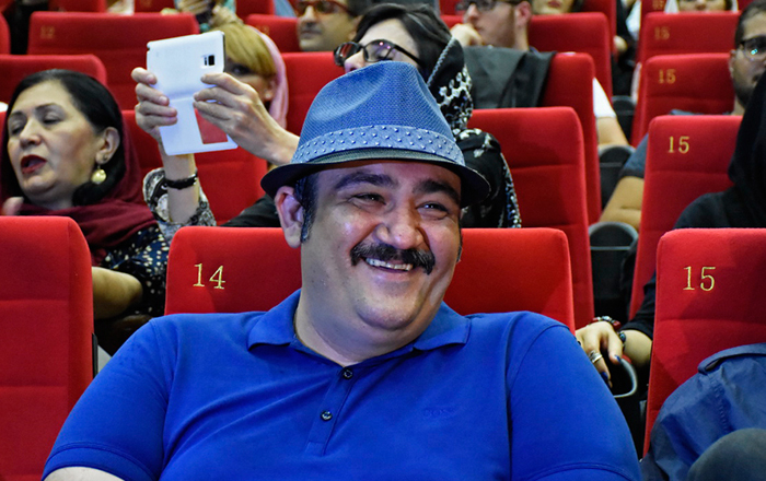 مهران غفوریان در اکران افتتاحیه فیلم سینمایی دراکولا