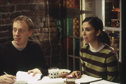 Sarah Silverman در صحنه فیلم سینمایی مدرسه راک به همراه Mike White