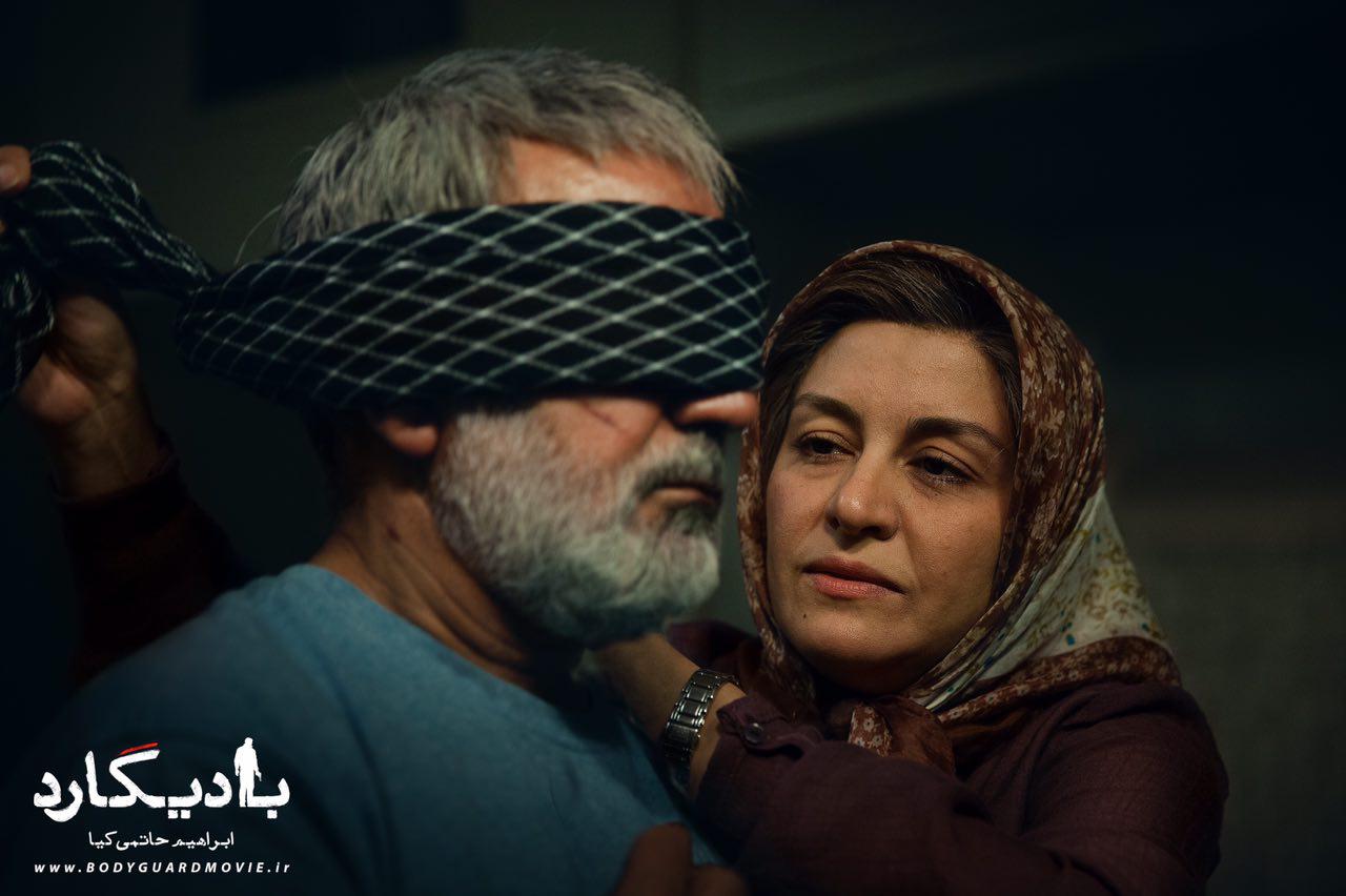 مریلا زارعی در صحنه فیلم سینمایی بادیگارد به همراه پرویز پرستویی