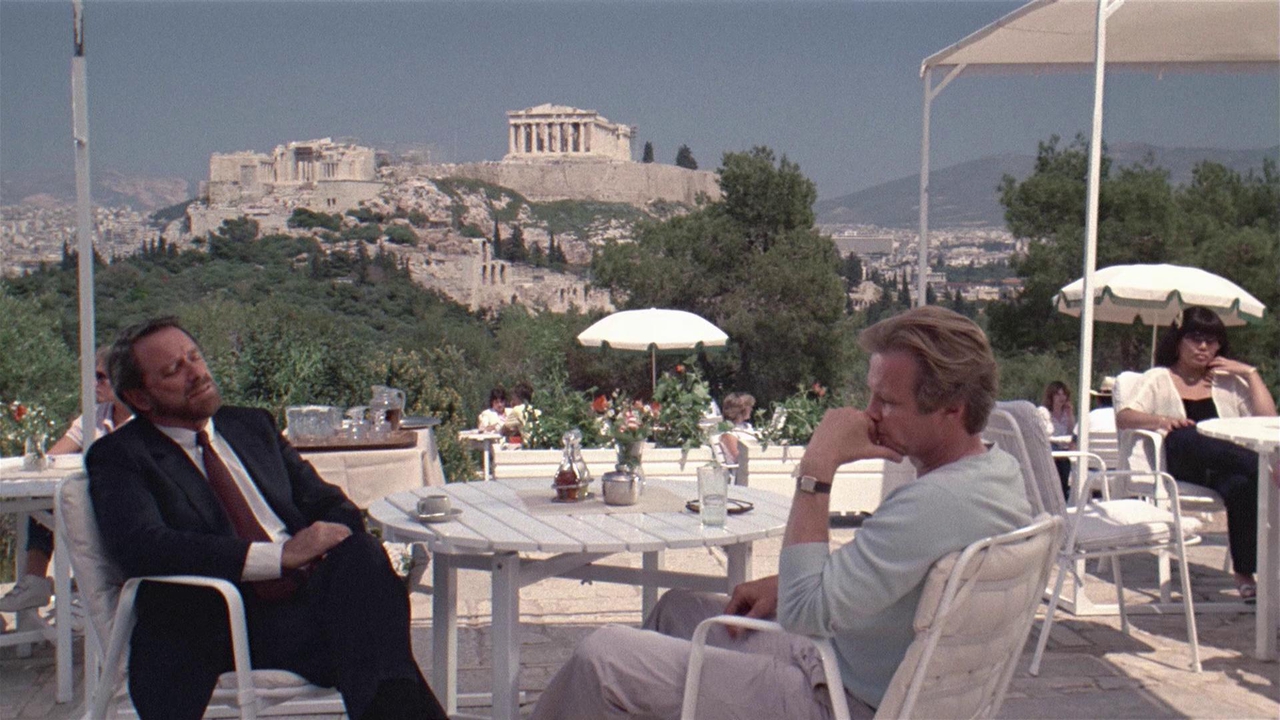 جان ویت در صحنه فیلم سینمایی Table for Five به همراه Richard Crenna