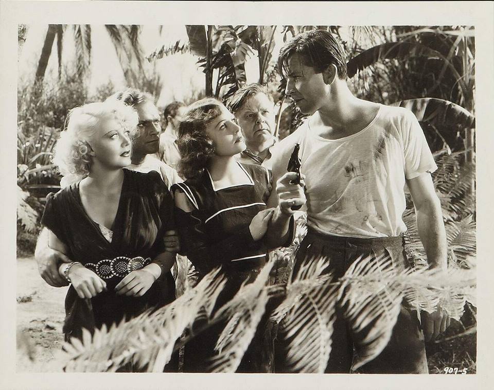 Bruce Cabot در صحنه فیلم سینمایی Sinners in Paradise به همراه Marion Martin، Gene Lockhart، Madge Evans و Don 'Red' Barry