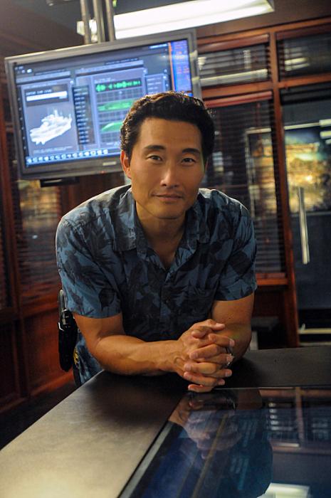 Daniel Dae Kim در صحنه سریال تلویزیونی Hawaii Five-0