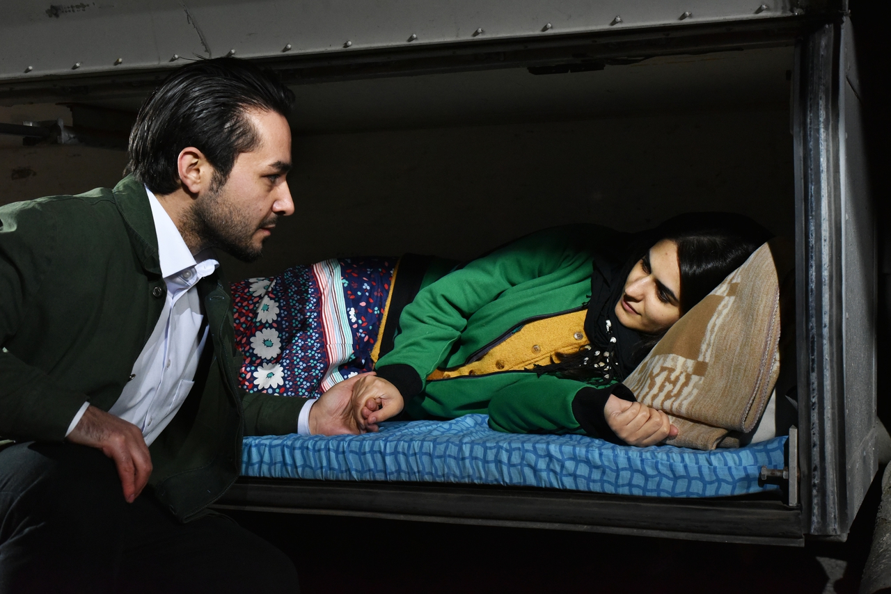 Sherwan Haji در صحنه فیلم سینمایی The Other Side of Hope