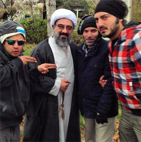 پشت صحنه سریال تلویزیونی معراجی‌ها به کارگردانی مسعود ده‌نمکی