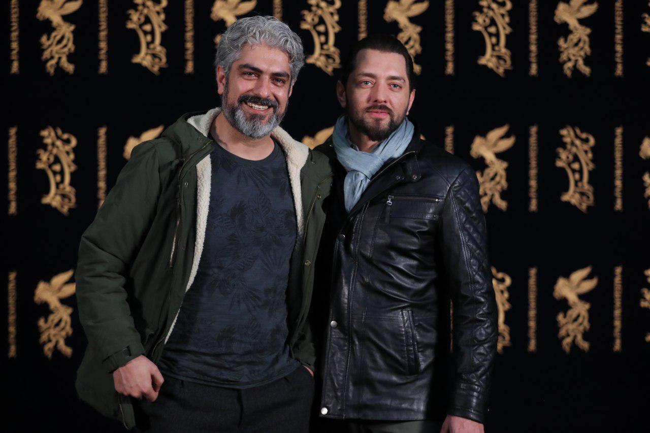 مهدی پاکدل در جشنواره فیلم سینمایی چهارراه استانبول به همراه بهرام رادان