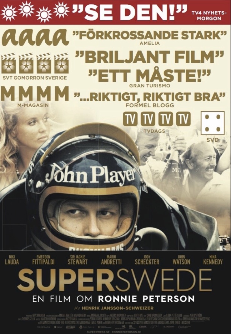  فیلم سینمایی Superswede: En film om Ronnie Peterson به کارگردانی Henrik Jansson-Schweizer