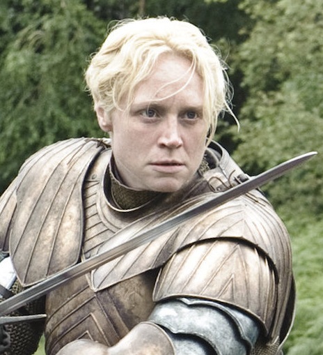 گوئندولین کریستی در صحنه سریال تلویزیونی بازی تاج و تخت