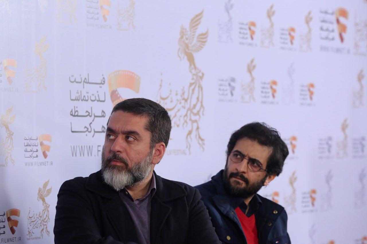بهروز شعیبی در اکران افتتاحیه فیلم سینمایی لاتاری به همراه سید محمود رضوی