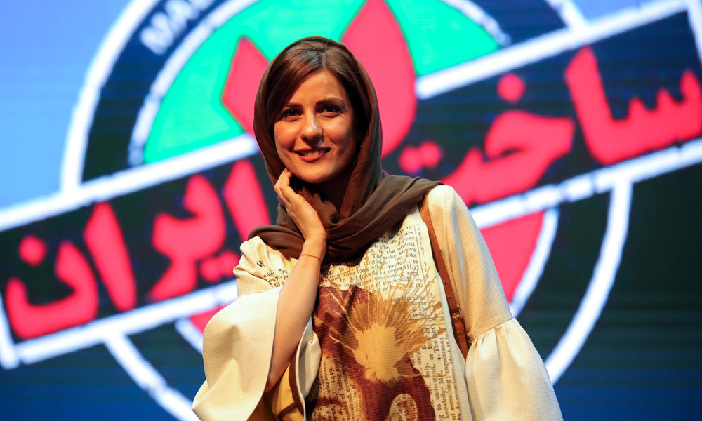 سارا بهرامی در صحنه سریال تلویزیونی ساخت ایران 2
