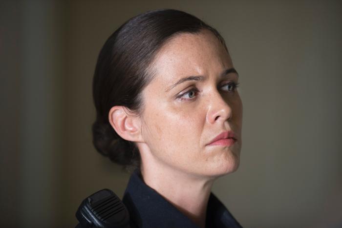 Christine Woods در صحنه سریال تلویزیونی مردگان متحرک