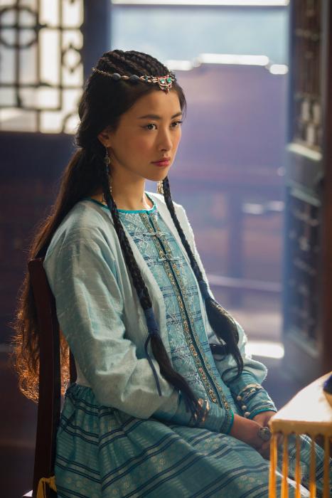 Zhu Zhu در صحنه سریال تلویزیونی مارکو پولو